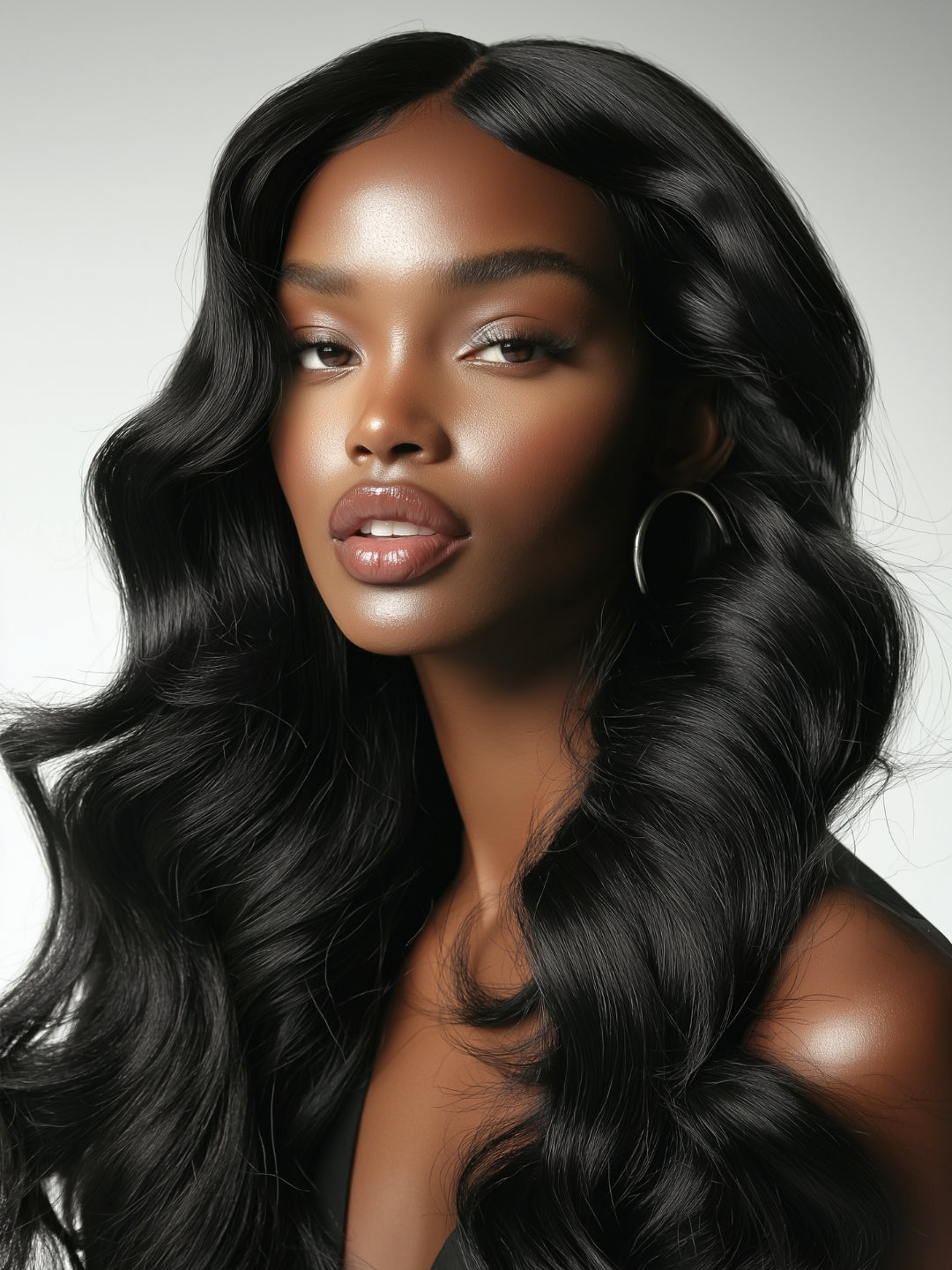 Raw Cambodian Natural Wave Human Hair Bundle 1B - 3.2 oz